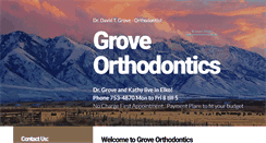 Desktop Screenshot of groveortho.com